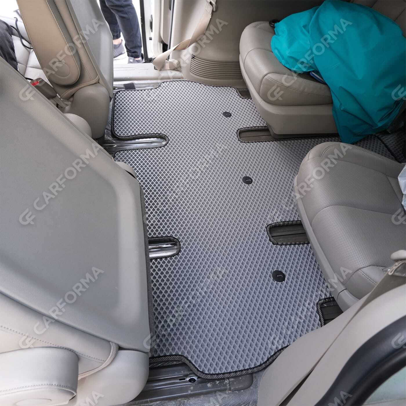 EVA коврики на KIA Carnival III 9 мест и 11 мест 2014&nbsp;-&nbsp;2021 в Краснодаре