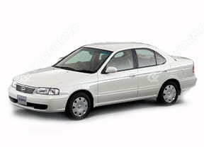 Ворсовые коврики на Nissan Sunny (B15) 1998 - 2004
