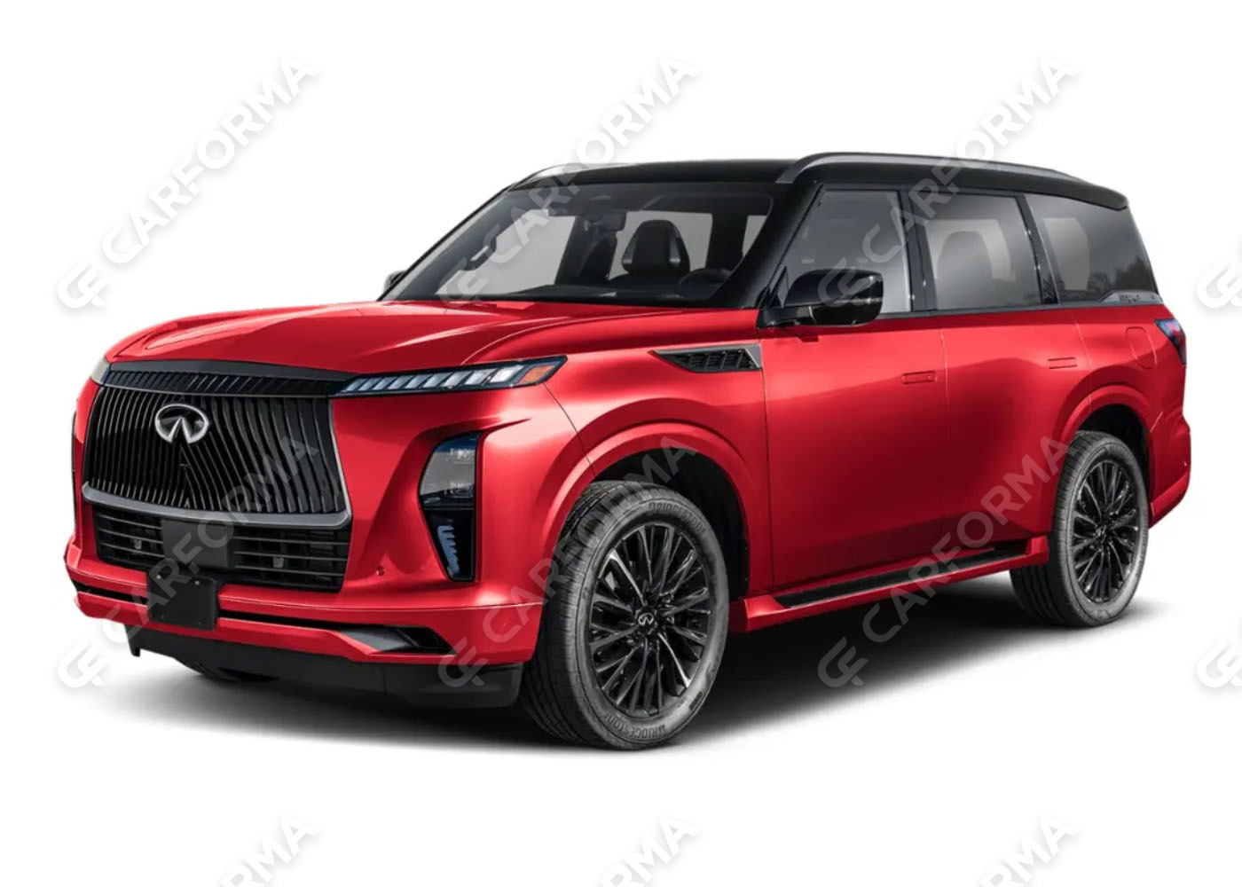 Ворсовые коврики на Infiniti QX80 II 2024&nbsp;-&nbsp;2026