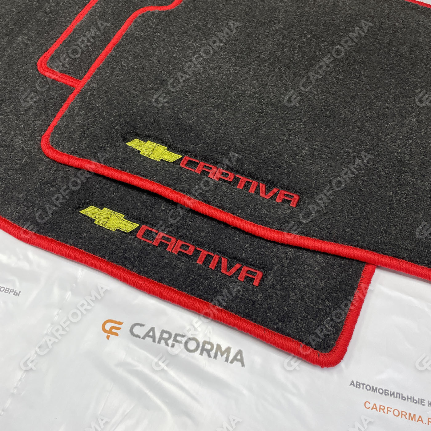 Ворсовые коврики на Chevrolet Captiva 2006&nbsp;-&nbsp;2016 в Краснодаре
