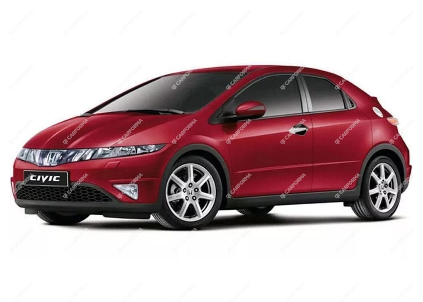 Ворсовые коврики на Honda Civic VIII 5d 2006 - 2012
