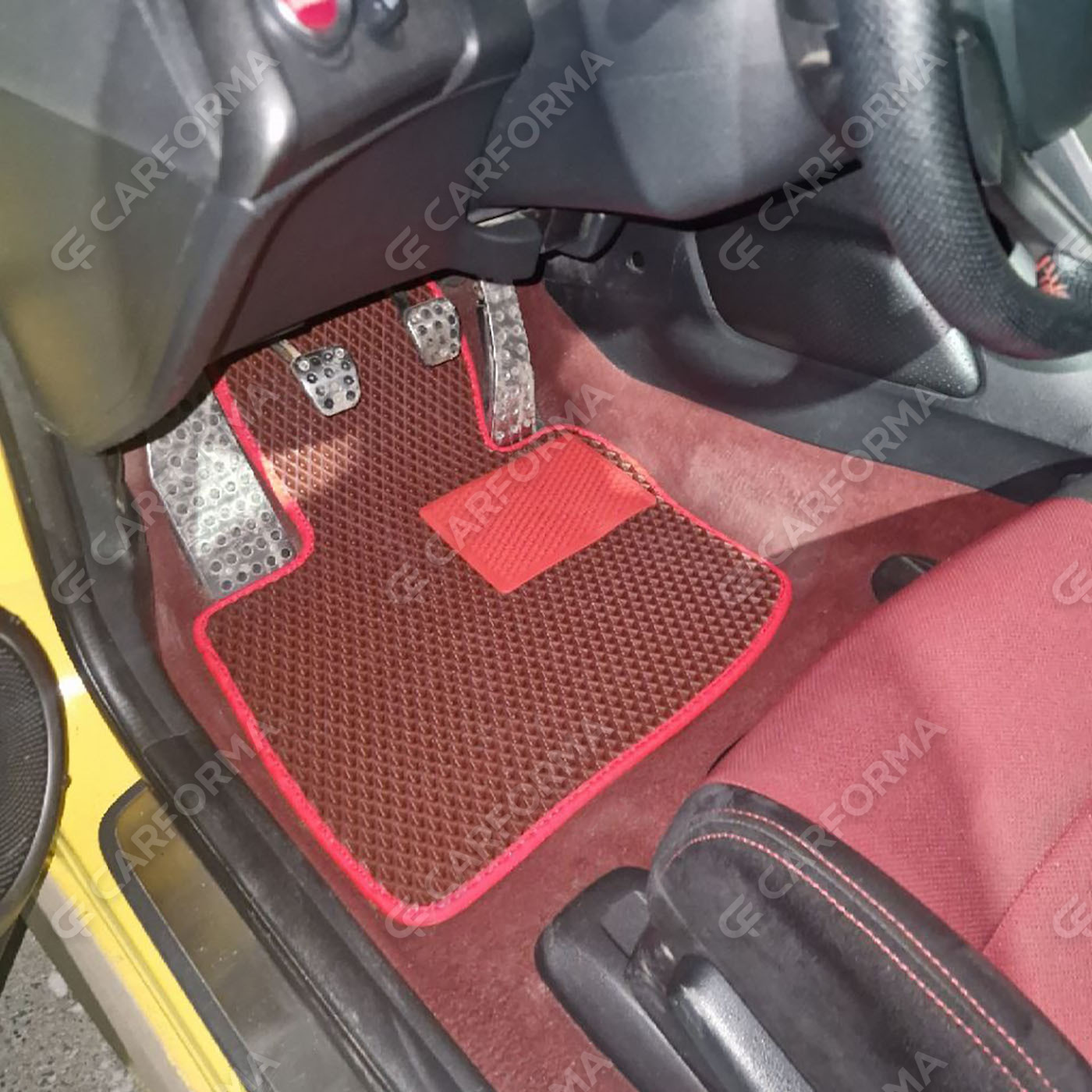 Ворсовые коврики на Honda Civic VIII 3d 2006&nbsp;-&nbsp;2011 в Краснодаре