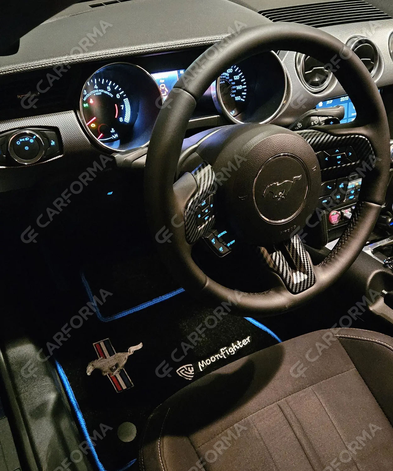 Ворсовые коврики на Ford Mustang VI 2013&nbsp;-&nbsp;2023 в Краснодаре