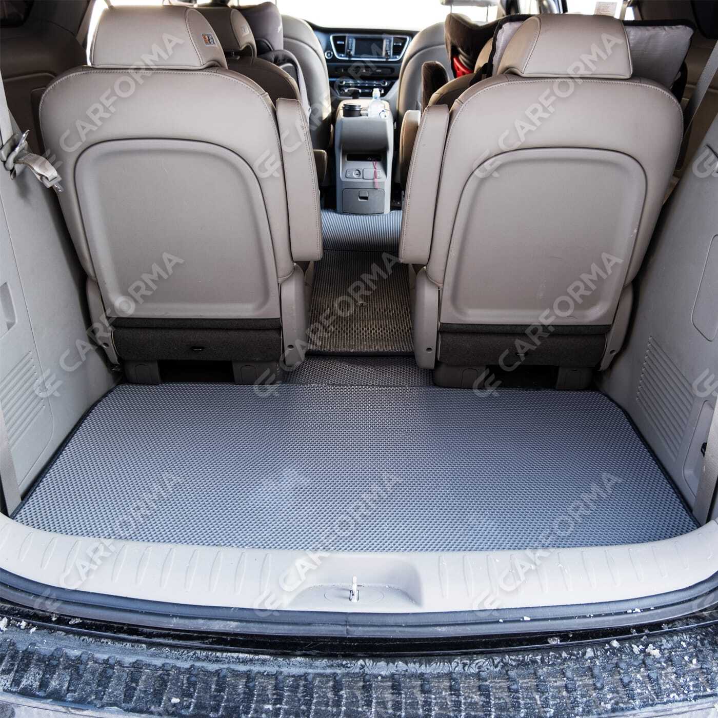 EVA коврики на KIA Carnival III 9 мест и 11 мест 2014&nbsp;-&nbsp;2021 в Краснодаре
