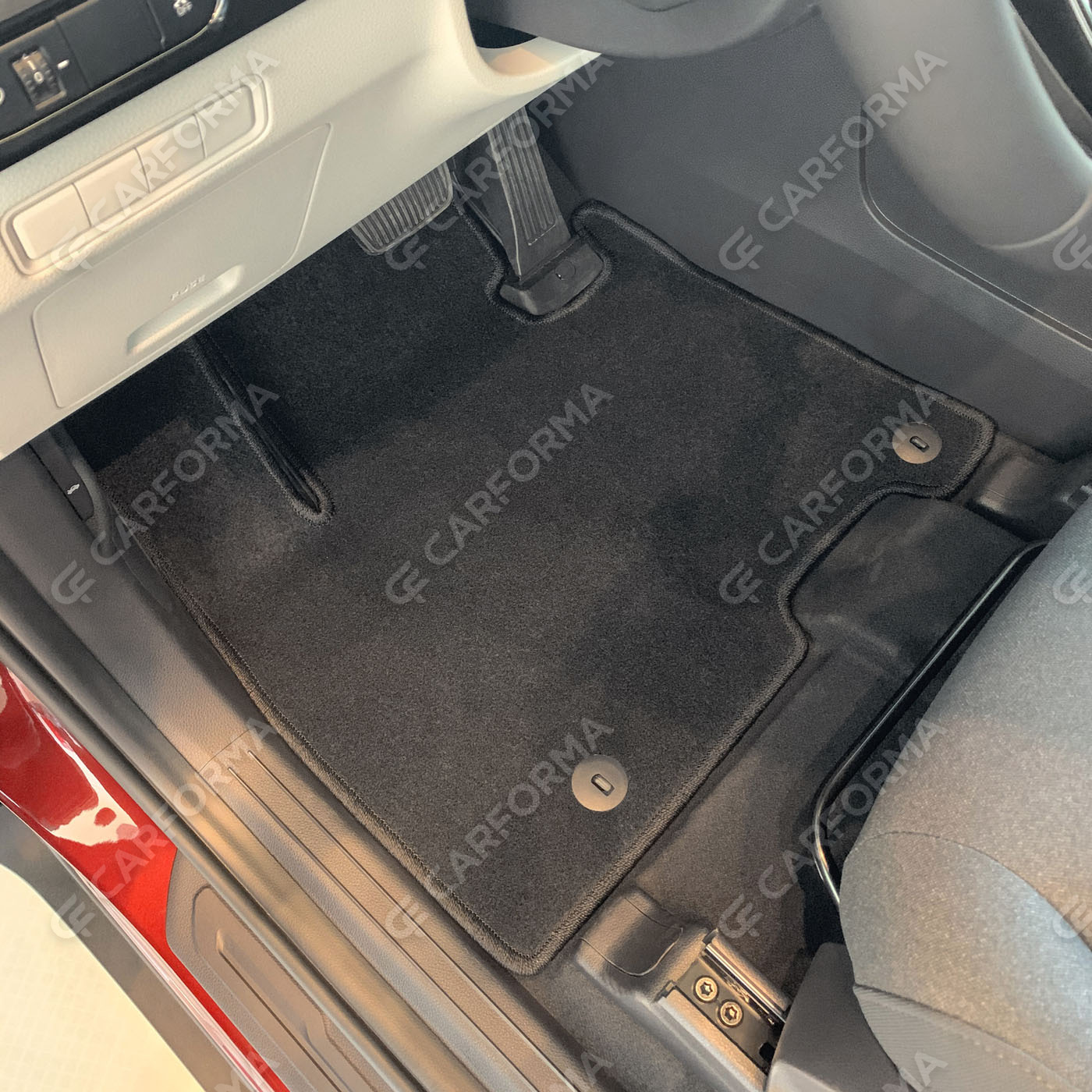 Ворсовые коврики на KIA Carnival IV 7 мест с оттоманками 2020&nbsp;-&nbsp;2026 в Краснодаре