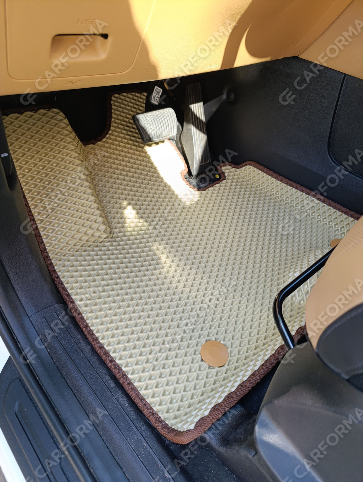 EVA коврики на KIA Carnival IV 7 мест без оттоманок 2020&nbsp;-&nbsp;2026 в Краснодаре