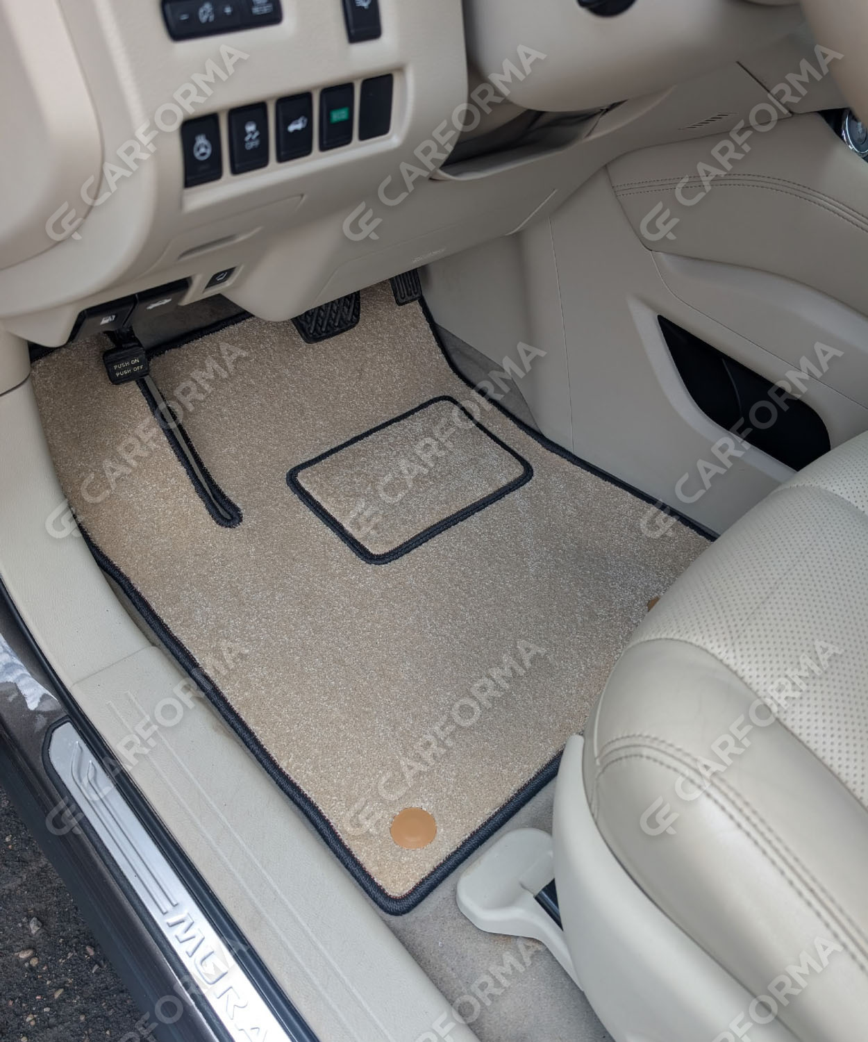 Ворсовые коврики на Nissan Murano (Z52) 2014&nbsp;-&nbsp;2022 в Краснодаре