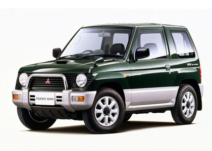 Ворсовые коврики на Mitsubishi Pajero Mini I 1994 - 1998 в Краснодаре