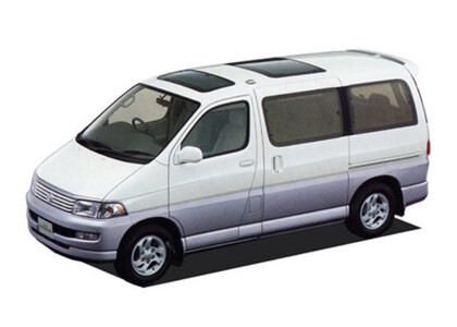 Ворсовые коврики на Toyota Hiace Regius (xH10) 1997 - 2002 в Краснодаре