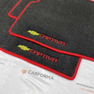Ворсовые коврики на Chevrolet Captiva 2006&nbsp;-&nbsp;2016 в Краснодаре