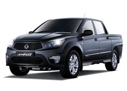 Ворсовые коврики на SsangYong Actyon Sports 2006 - 2016 в Краснодаре