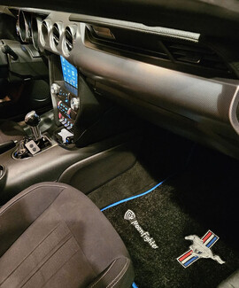 Ворсовые коврики на Ford Mustang VI 2013&nbsp;-&nbsp;2023 в Краснодаре
