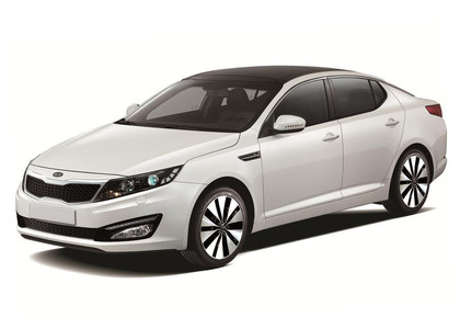 Ворсовые коврики на KIA Optima I 2010 - 2016 в Краснодаре