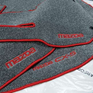 Ворсовые коврики на Mazda CX5 II 2016 - 2025 в Краснодаре
