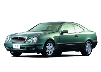 Ворсовые коврики на Mercedes CLK (C208) 1996 - 2003 в Краснодаре