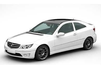 Ворсовые коврики на Mercedes CLC (CL203) 2008 - 2011 в Краснодаре